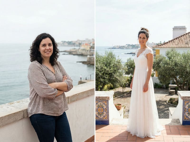 Margarida, antes e depois